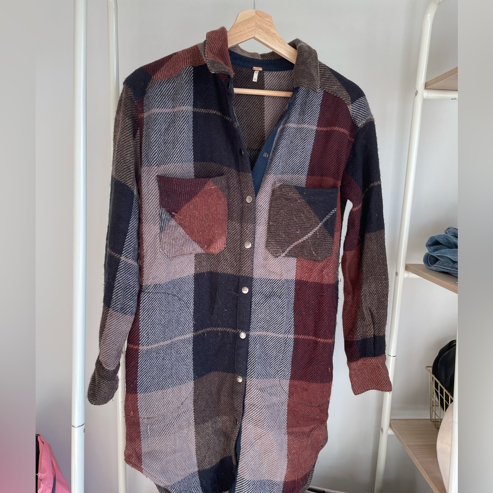 Free People Oversized Flannel